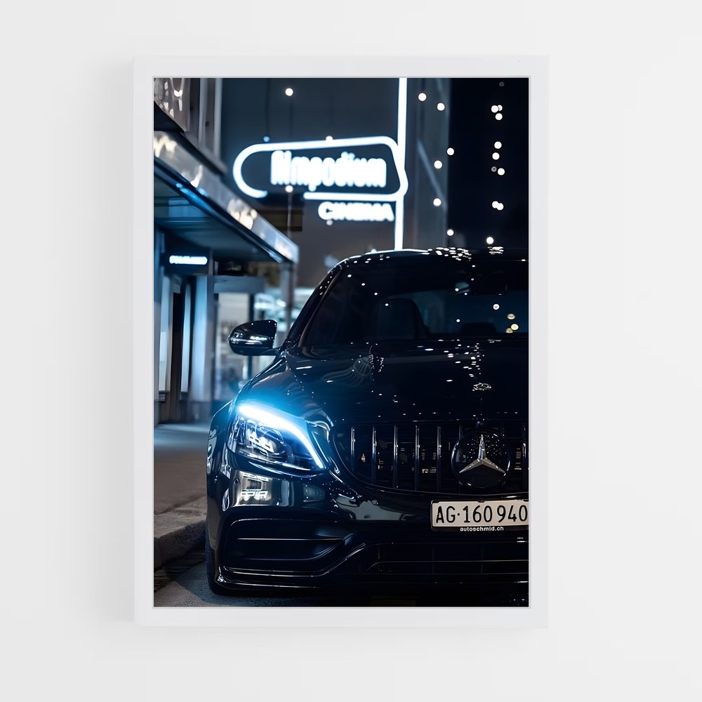 Poster Nuit Étoilée S-Class – affiche Mercedes (vue 3)